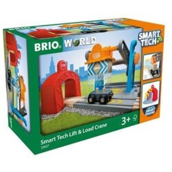 Brio Smart Tech -nosta ja lastaa nosturi