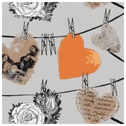 Lautasliina Hehku grey 33x33cm TT