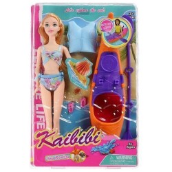 Muotinukke 29cm + kanootti