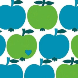Duni Apple Green&Blue kaitaliina Tarjous 4,8m/rll
