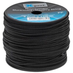 Xpert muurausnaru 2mm/100m musta