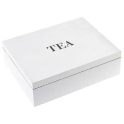 Teelaatikko valkoinen 27x21x8 cm TT