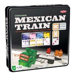 Mexican Train peli metallilaatikossa