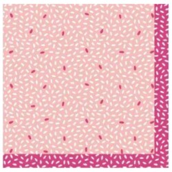 Lautasliina Rice pink 24x24cm 20kpl TT