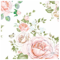 Lautasliina Rose Glory 33x33 cm