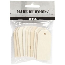 Puiset etiketit,koko 30x60mm,10kpl