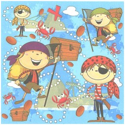 Lautasliina Merirosvo 33 cm