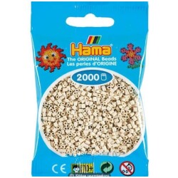 Mini Hama 2000kpl/pss.luonnonvalkoinen
