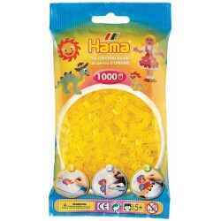 Hama pussi 1000kpl kuulto keltainen