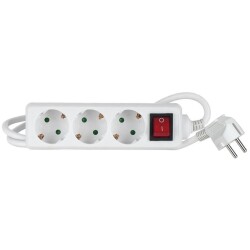 Jatkojohto 3-os. +kytkin 5m, Airam