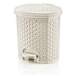 Poljinroskis Rattan 12L luonnon valkoinen