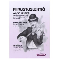 Piirustuslehtio A4/50 120g Chaplin