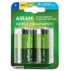 Airam paristo LR20 Alkali 2-pack