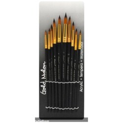 Sivellin Nylonia pyorea karki, 10 eri kokoa, pitka varsi