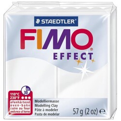Fimo Effect lapikuultava valk.57g