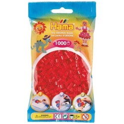 Hama pussi 1000kpl punainen