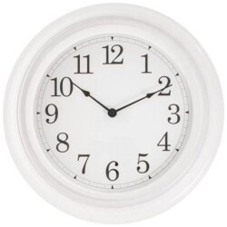 Seinakello valkoinen 40 cm