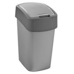 Heilurikansiastia Flip Bin 10L hopea, Curver 235X189X350