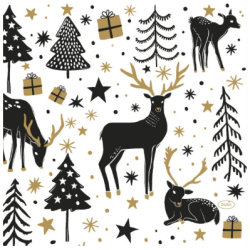 Lautasliina Magic Winter 33x33 cm 20 kpl/pkt