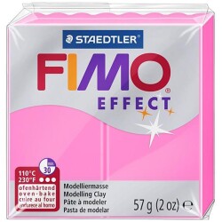 Fimo® Effect Metallihopea, Neonpinkki, 57g