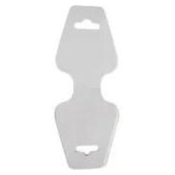 Ripustuskortti 50x125mm 100kpl, vaaleanharmaa