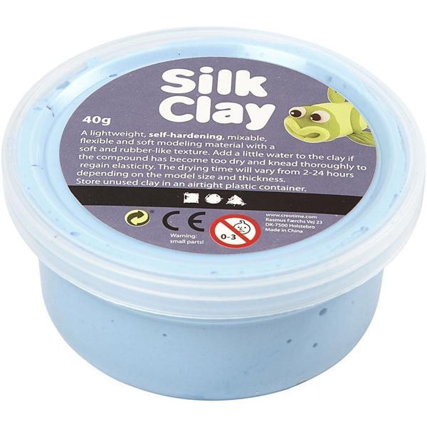 Silk Clay- Silkkimassa 40g, neonsininen
