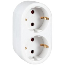 2-osainen maadoitettu haaroitin