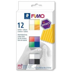 FIMO® Soft- muovailumassa,Effect 12x25 g