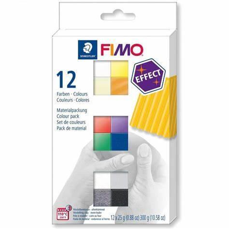 FIMO® Soft- muovailumassa,Effect 12x25 g