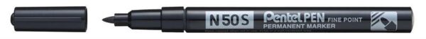 Huopakyna Pentel N50S musta ohut