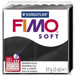 Fimo Soft musta 57g