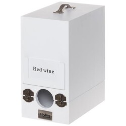 Viinipussilaatikko valkoinen