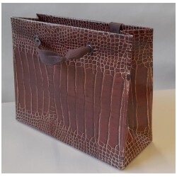 Lahjakassi ruskea 22x17x8cm