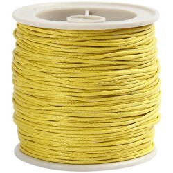 Puuvillanyori keltainen 1mm 40m