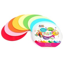 Origamipaperi halk.15cm 70GSM, 100arkkia