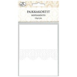 Paikkakortit,hopeahohto 10kpl,Paikkakortin koko: 12 x 9cm.