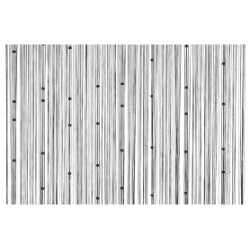 Naruverho Pearl 90x200 cm musta