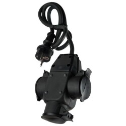 3-os. kumijatkojohto 3x1,5mm IP44 1m, Airam