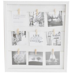 Valokuvakehys Valkoinen 38x3x43cm