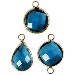 Koruriipus kork.15-20mm,aukon koko 2mm,turkoosi