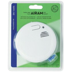 Optinen palovaroitin Airam, sis. 9V paristo x 1