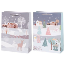 Lahjakassi Winteria Village 31x42x12 cmTT