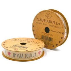 Nauharulla 1,5x5 m Joulutekstilla