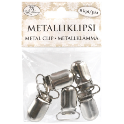 Metalliklipsi 5kpl/pss JKPrimeco