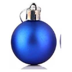 Weiste Joulupallo sininen 3 kpl nippu