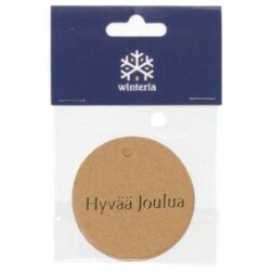 Pakettikortti Hyvaa Joulua