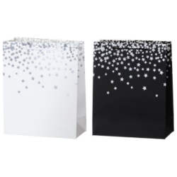 Lahjakassi Hopea sade 32x26x12cm TT