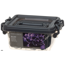 Finnlumor Valoketju 40 Led violetti