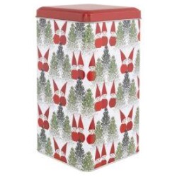 Tontut metsassa kahvipurkki