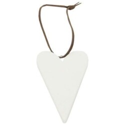 Sydan ripustettava 5x0,5x7,5cm Keraaminen valkoinen